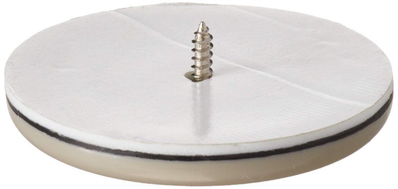 Shepherd Hardware 9248 2-3/4-Inch Round, Adhesive Slide Glide Furniture Sliders, 4-Pack,Tan - Image 1